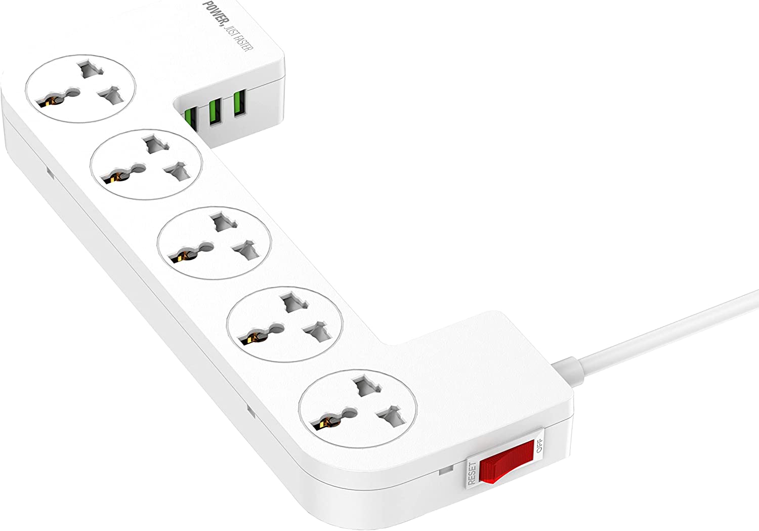 Ldnio Power Strip EU 3 USB Quick Charge Smart Power Strip Box EU Plug Universal Power Adapter Strip With 5 Socket 3 USB , with 1year warranty 8 Socket Extension Boards