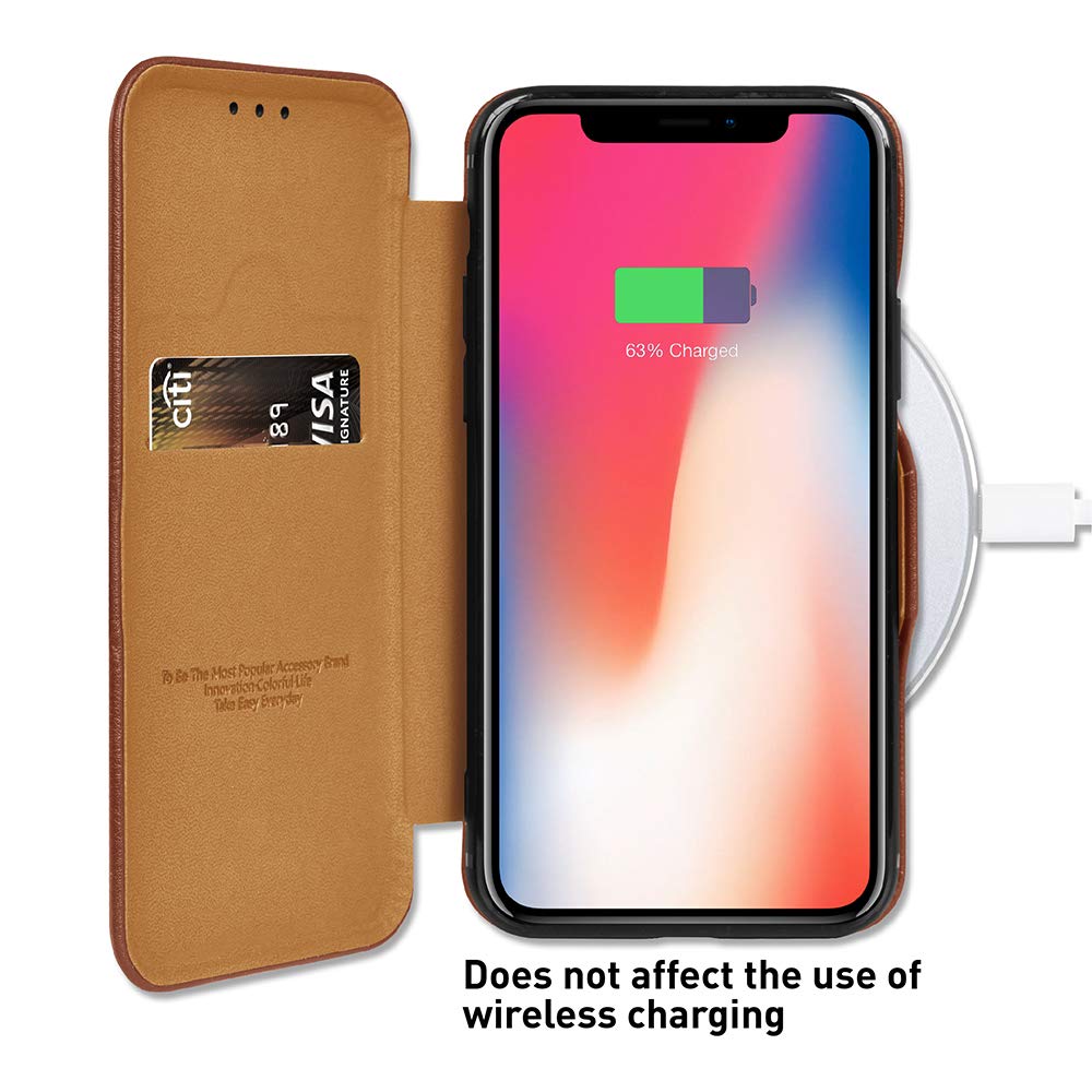 iPhone 14 Plus Leather Wallet Back Flip Cover with Card Holder