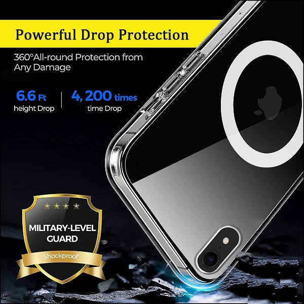 iPhone XR Ultra Hybrid Magnetic Protective Clear Case - Transparent