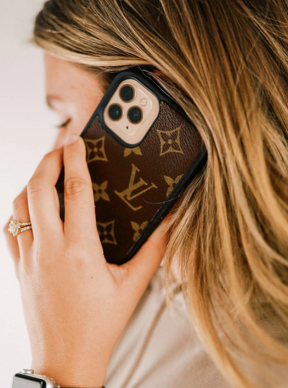 iPhone 14 Pro Max Louis Vuitton Leather Case