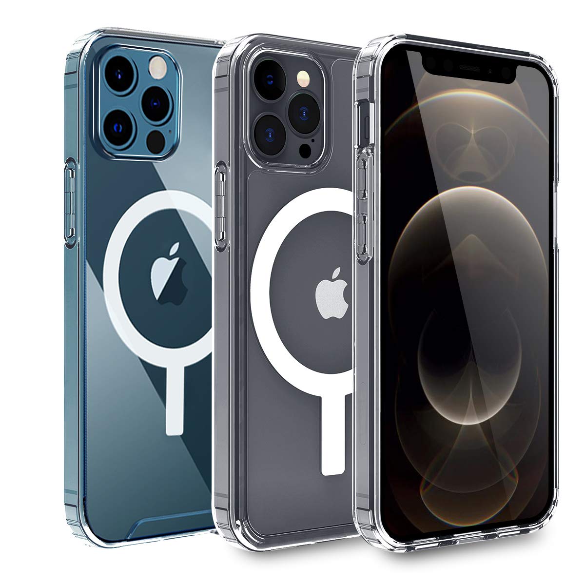 iPhone 14 Pro Ultra Hybrid Magnetic Protective Clear Case - Transparent