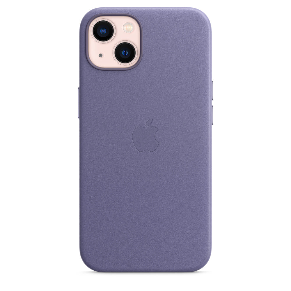 iPhone 14 Plus Leather Case with MagSafe -Light Purple