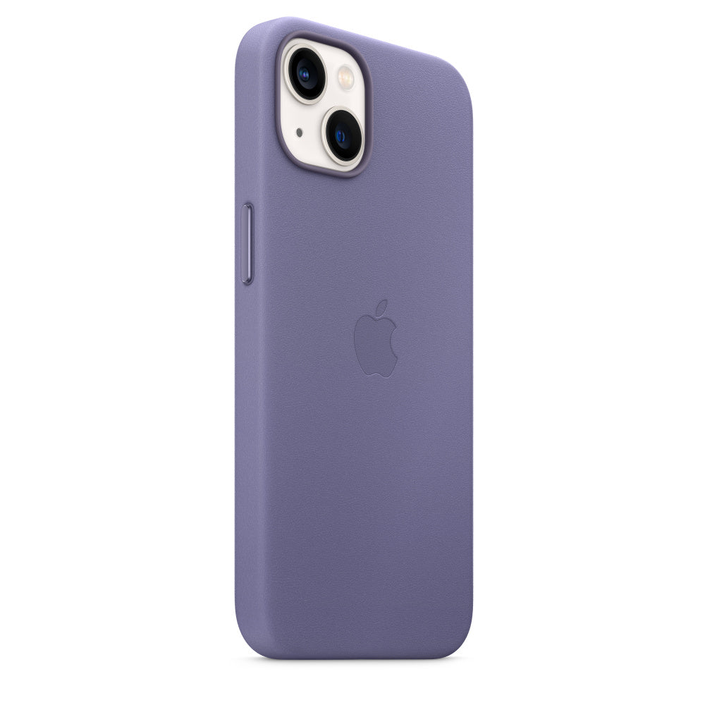iPhone 14 Plus Leather Case with MagSafe -Light Purple