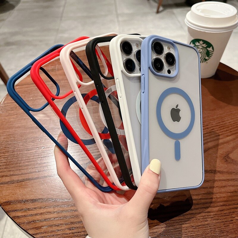 iPhone 13 Pro Max Transparent Bumper Case With Magsafe