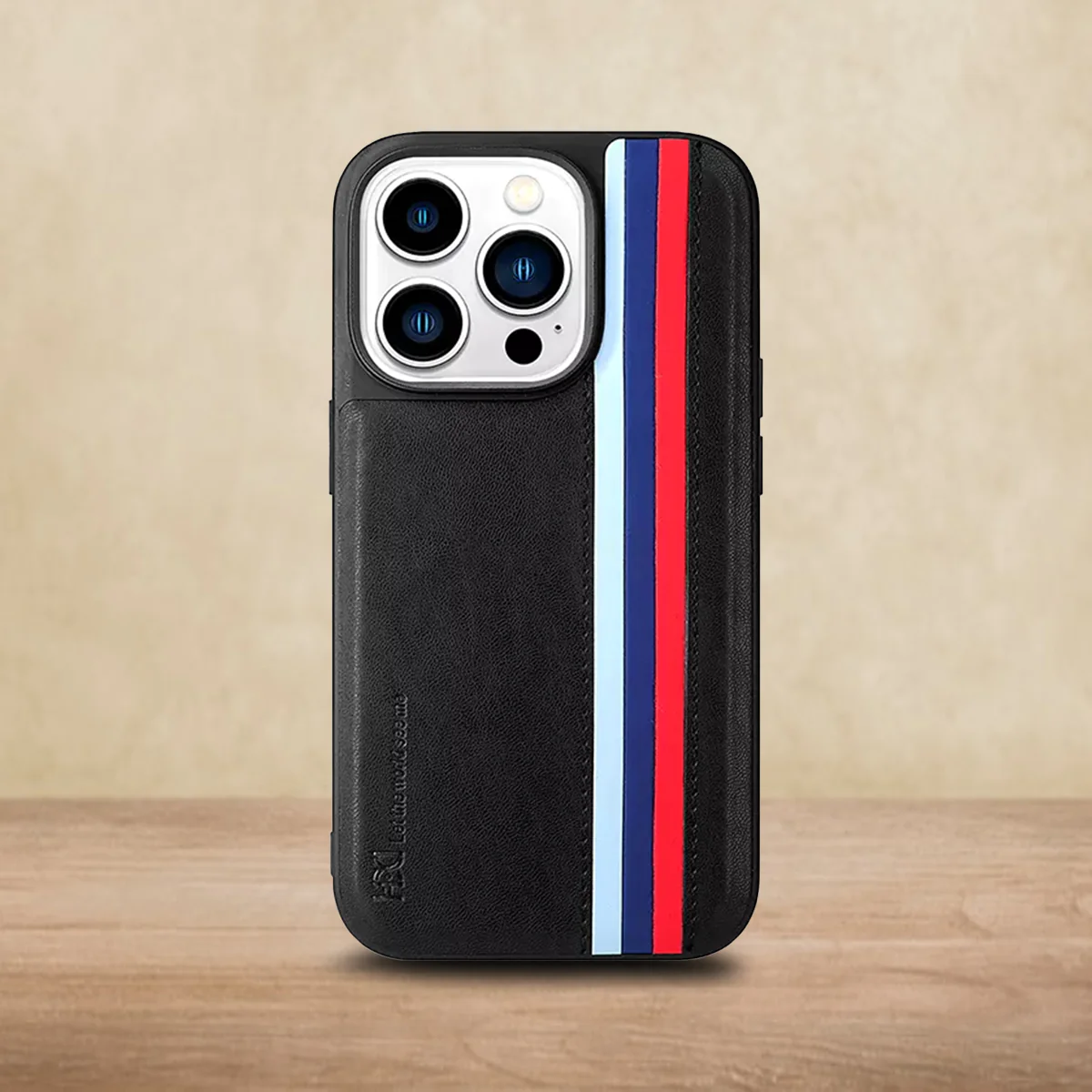iPhone 13 HBD Tri Stripes Leather Case