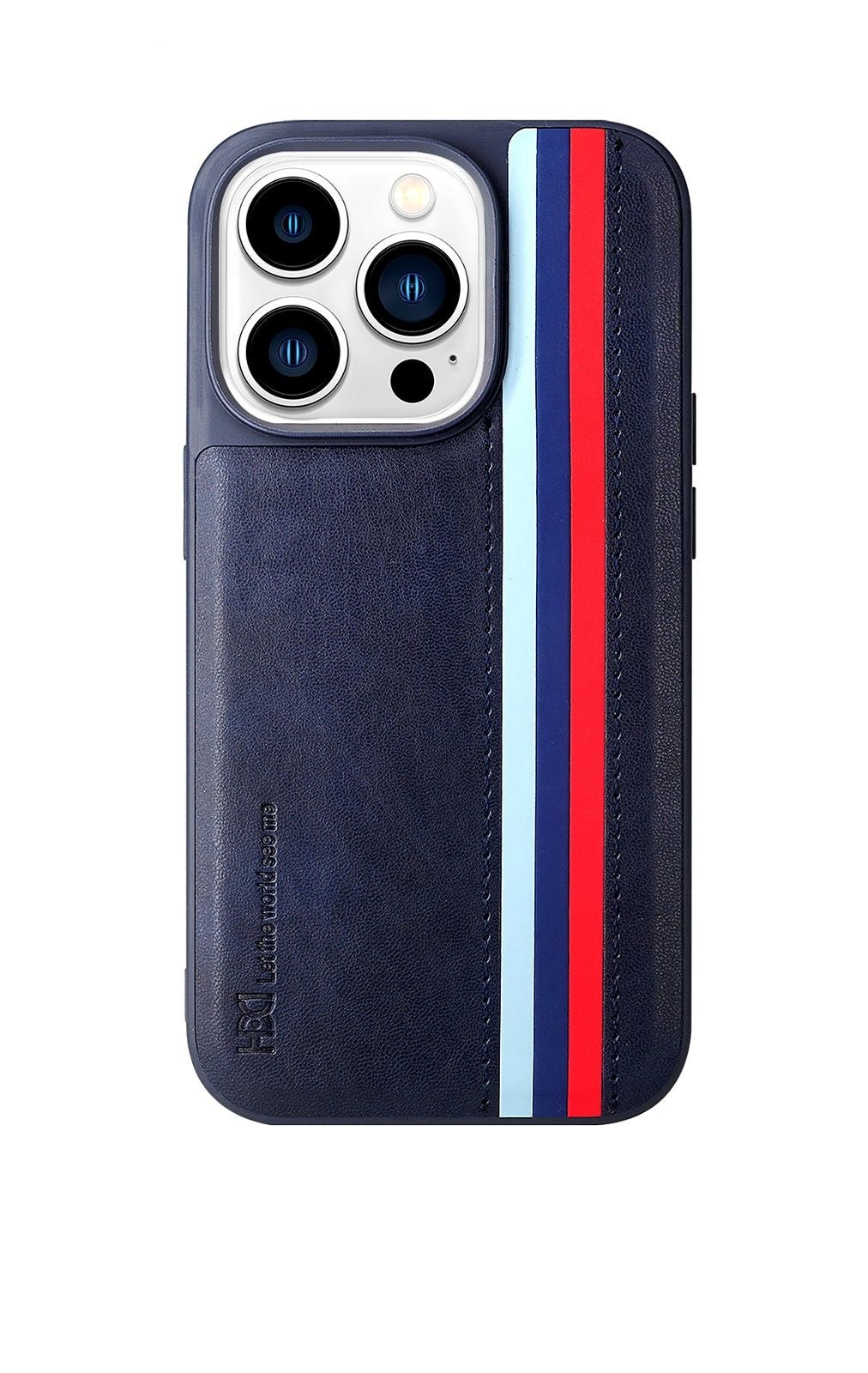 iPhone 13 HBD Tri Stripes Leather Case
