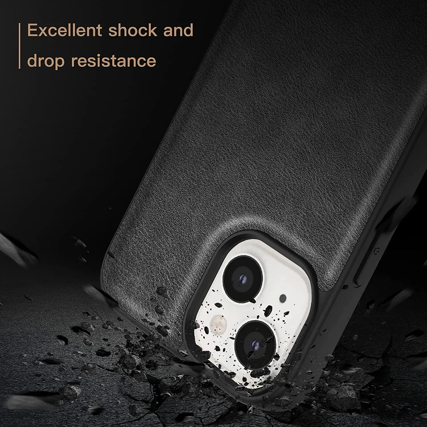 iPhone 13 Premium Leather Case with Soft Edges