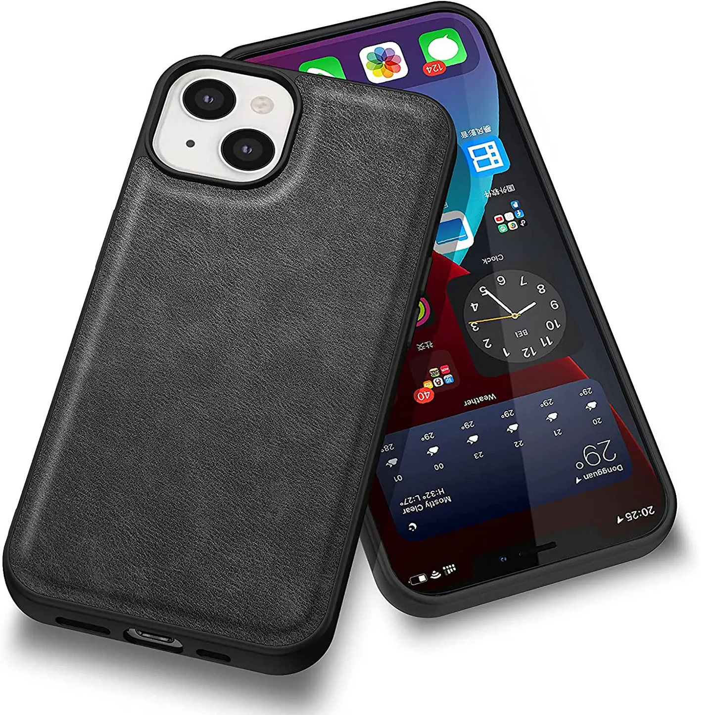 iPhone 13 Premium Leather Case with Soft Edges