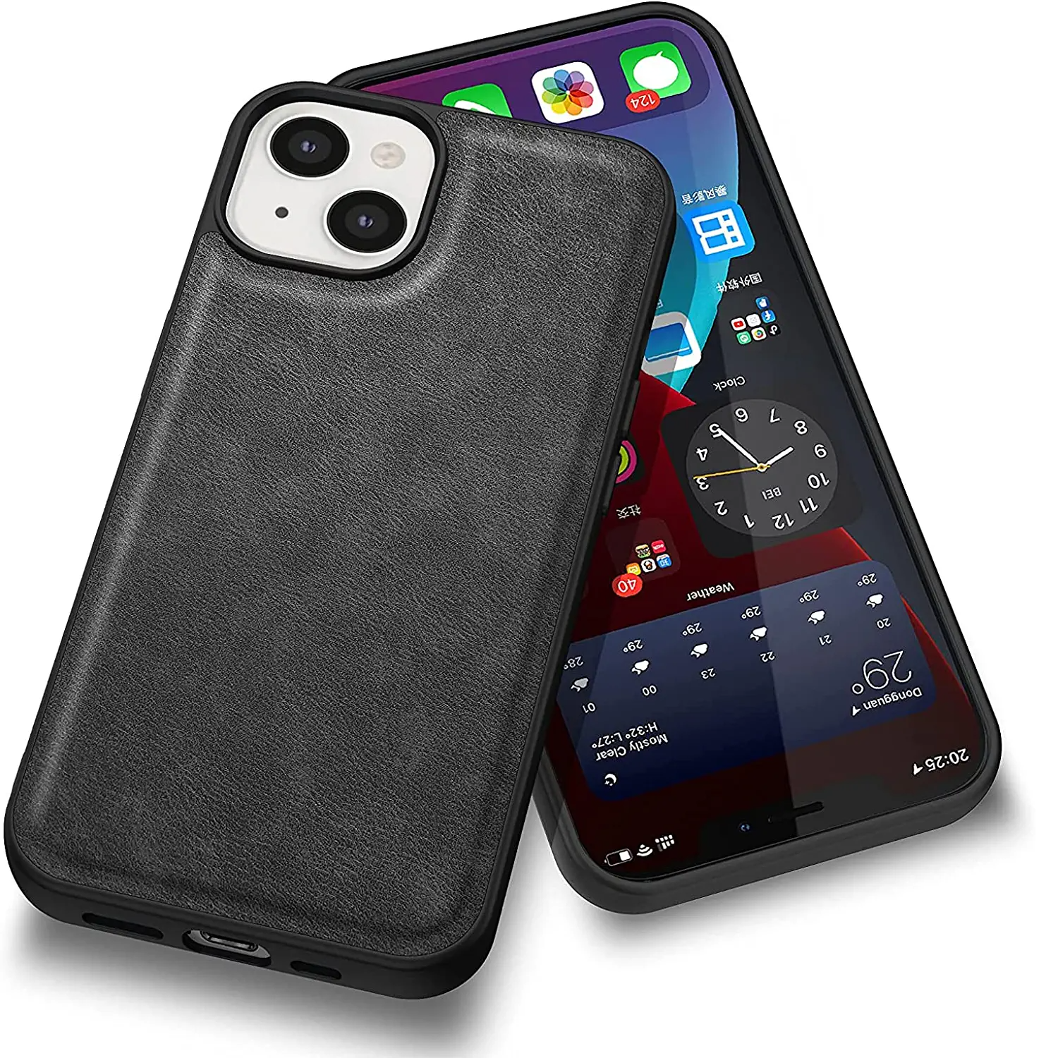 iPhone 13 Premium Leather Case with Soft Edges