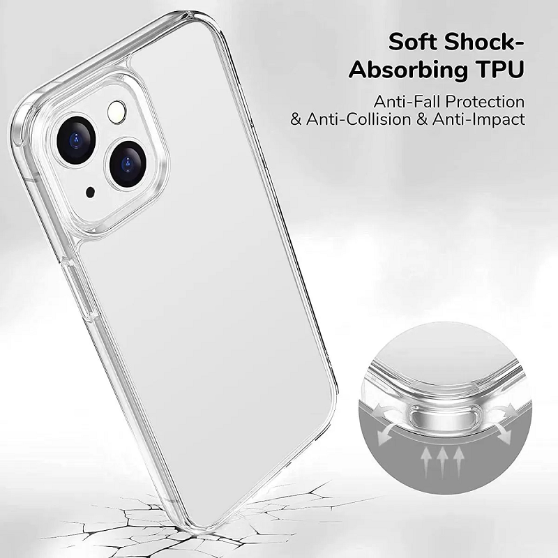 iPhone 13 Transparent Case with Bump Camera Protection