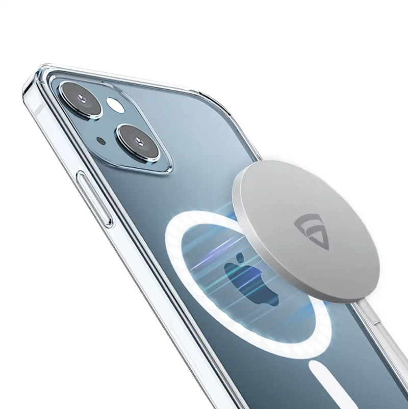 iPhone 14 Plus Ultra Hybrid Magnetic Protective Clear Case - Transparent