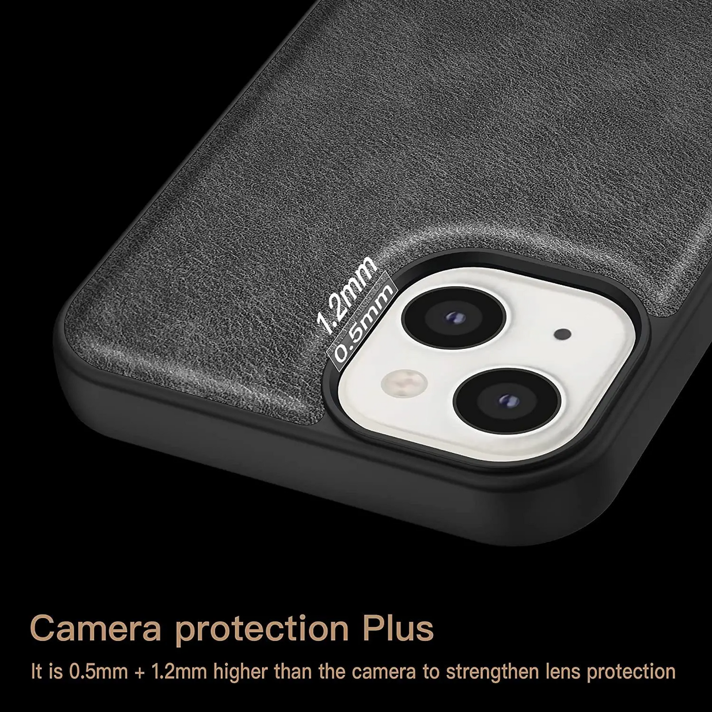 iPhone 13 Premium Leather Case with Soft Edges