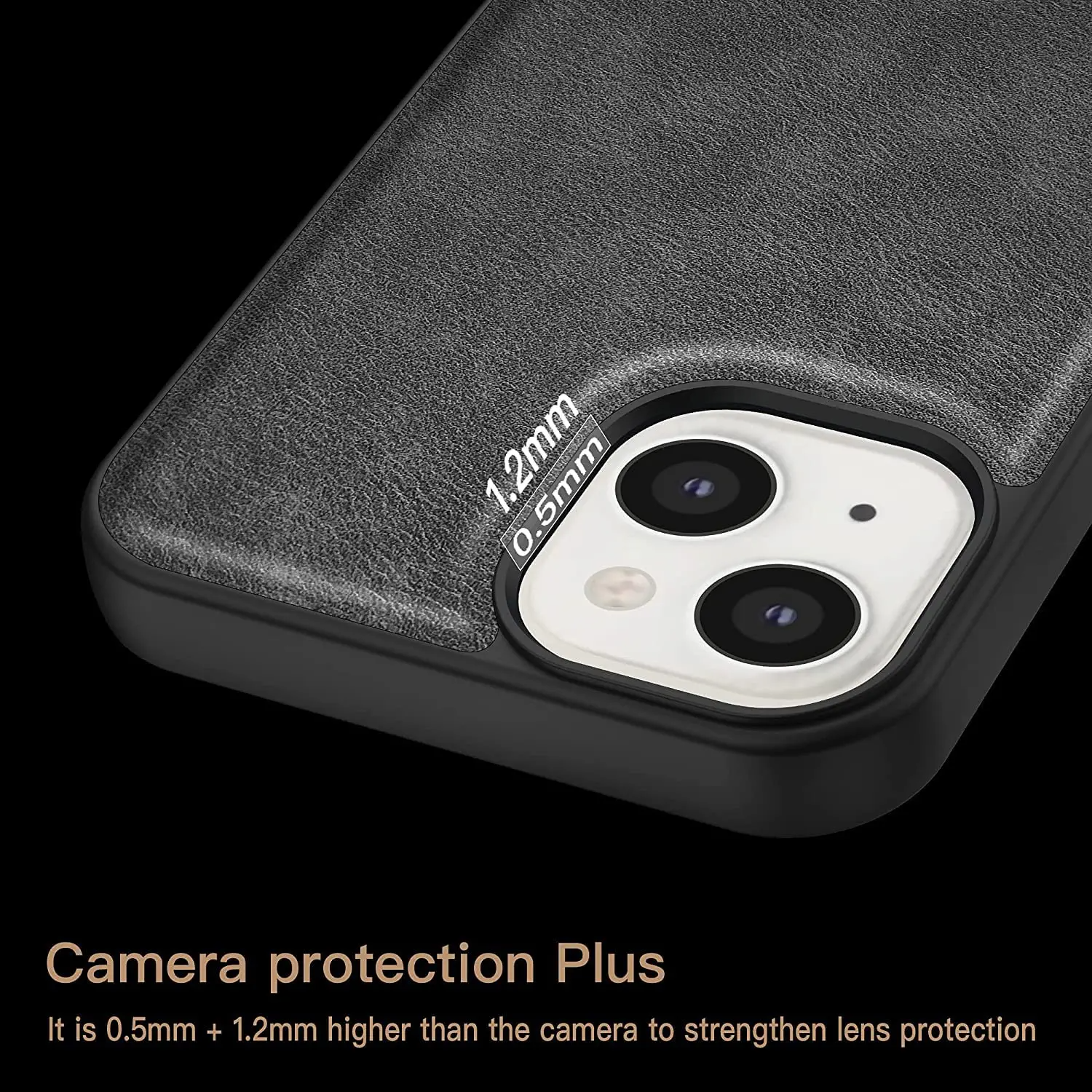 iPhone 13 Premium Leather Case with Soft Edges