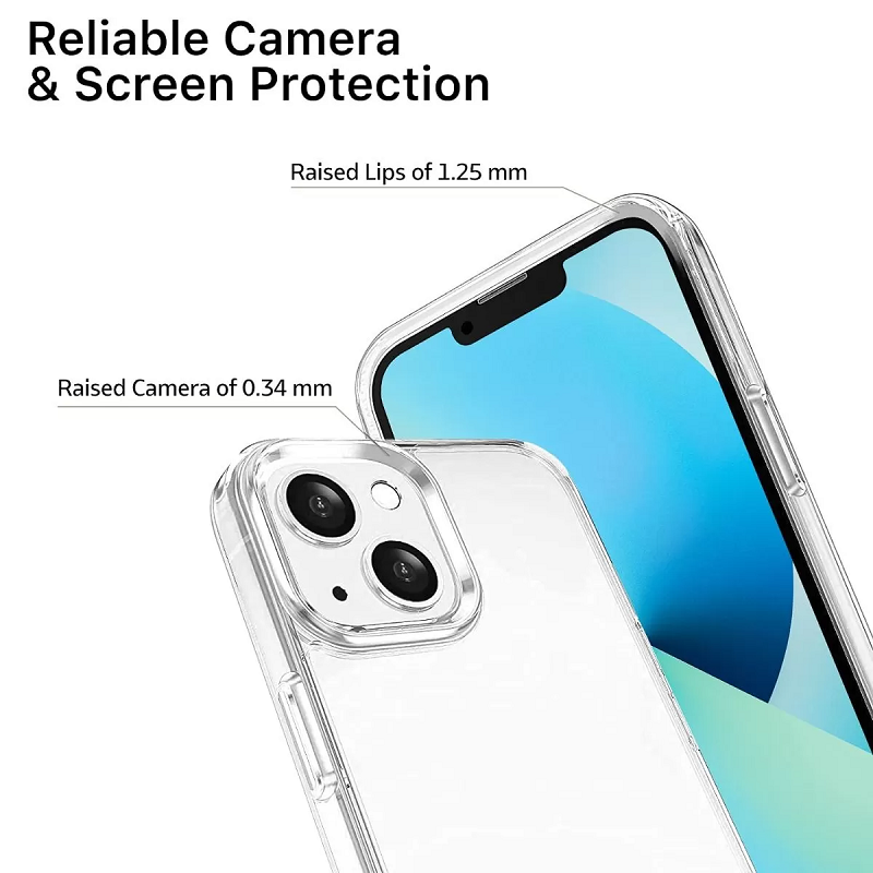 iPhone 13 Transparent Case with Bump Camera Protection