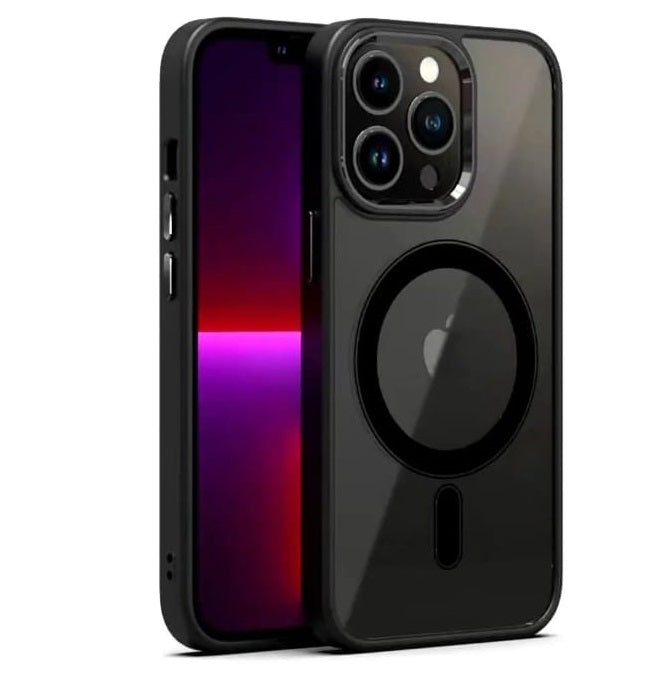 iPhone 13 Pro Max Color Hybrid Transparent Case with Metal Camera Protection