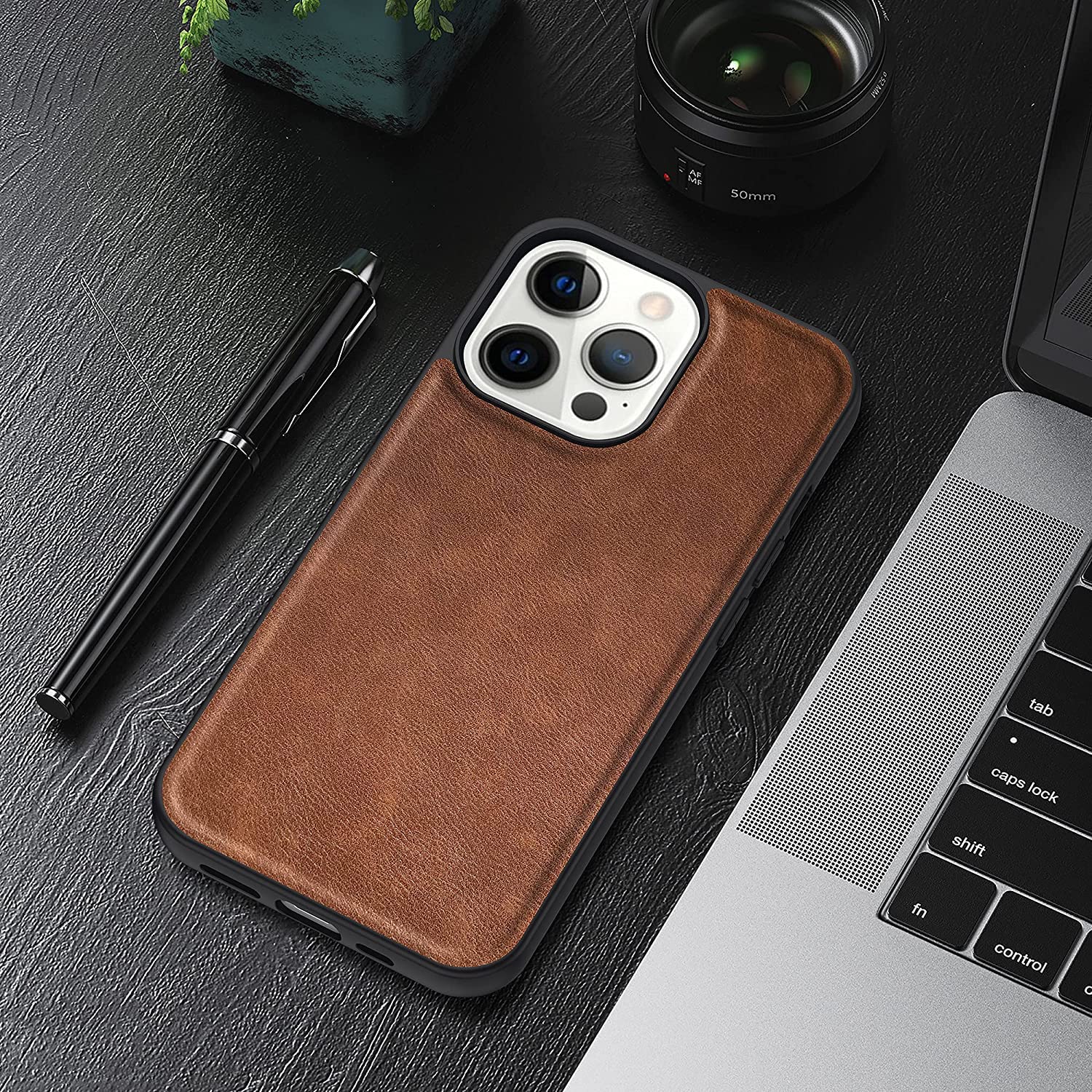 iPhone 13 Pro Max Premium Leather Cas