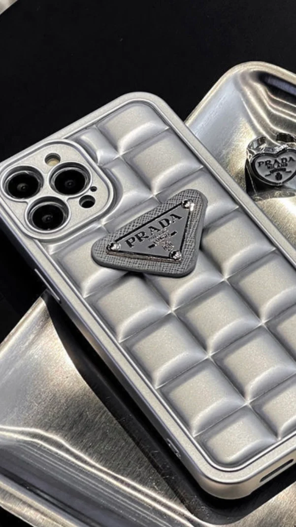 iPhone 14 Pro Max Luxury Prada Shaped Soft Case