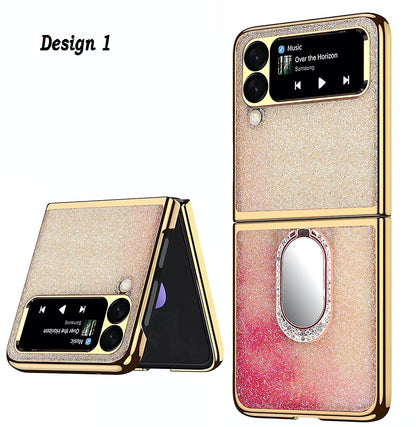 Samsung Galaxy Z Flip 4 Electroplated Jewel Series Bling Case