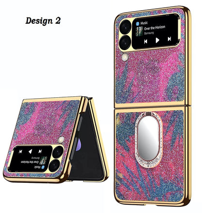 Samsung Galaxy Z Flip 4 Electroplated Jewel Series Bling Case