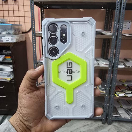 Samsung Galaxy S23 Ultra UAG Case, Pathfinder Premium Rugged Shockproof Case With Magsafe - Neon