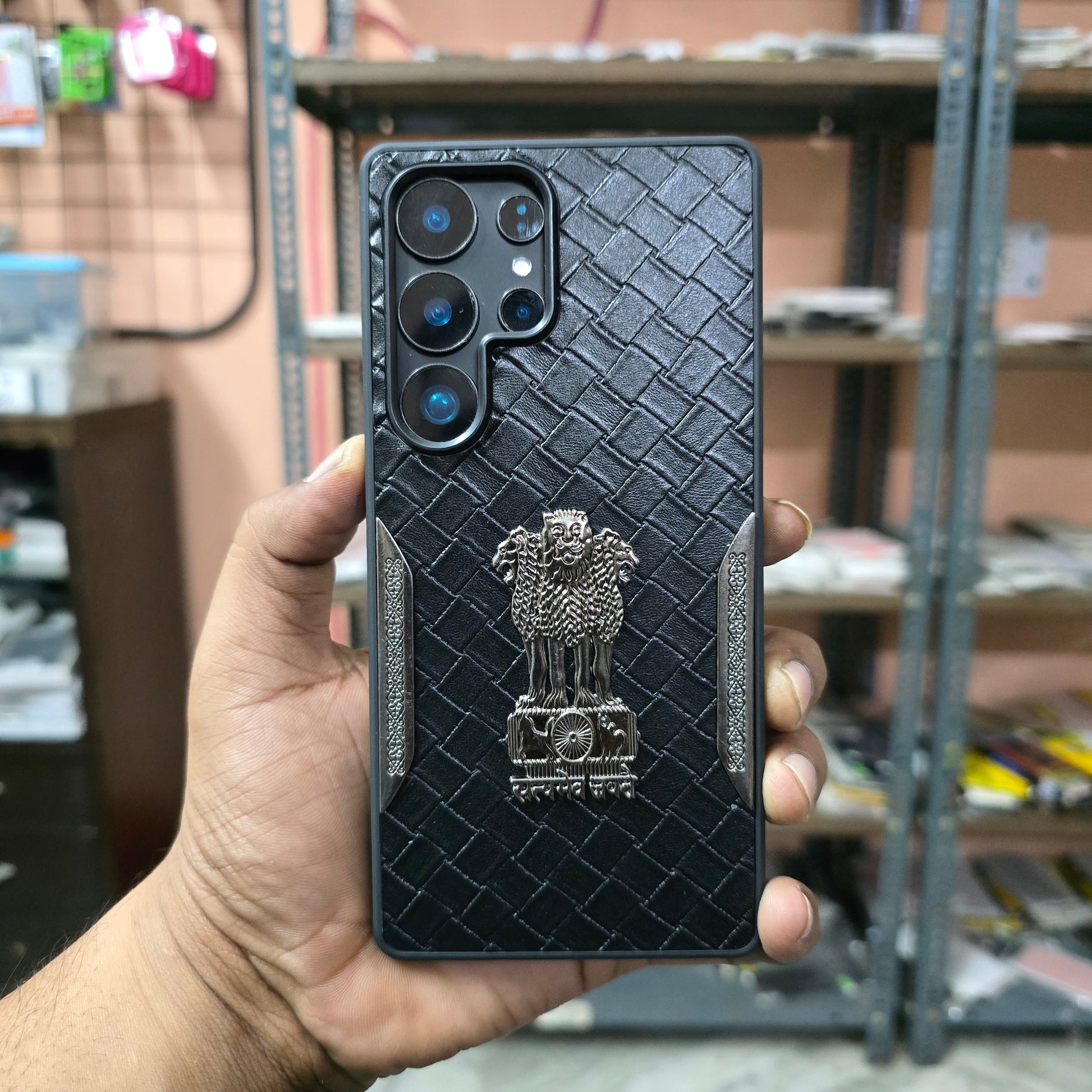 Samsung Galaxy S25 Ultra "Satyamev Jayate" Case with "Ashok Chinh"