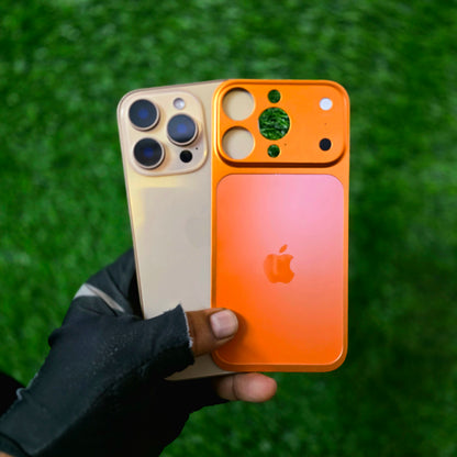Convertor for iPhone 16 Pro into iPhone 17 Pro Aluminum Metal Back Plate