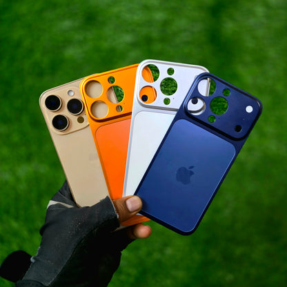 Convertor for iPhone 16 Pro into iPhone 17 Pro Aluminum Metal Back Plate
