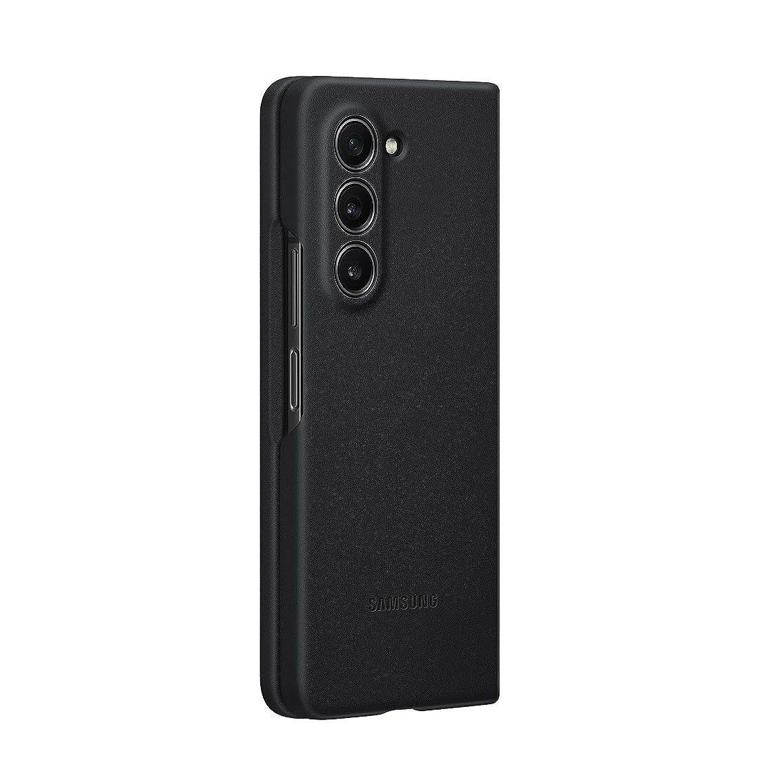 Samsung Galaxy Z Fold 5 Leather Case - Black