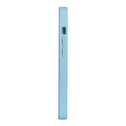 iPhone 13 Pro Santa Barbara Polo Club Crete Savana Teddy Genuine Leather Case - Blue