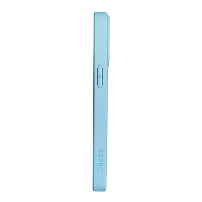 iPhone 13 Pro Santa Barbara Polo Club Crete Savana Teddy Genuine Leather Case - Blue