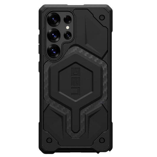 Samsung Galaxy S25 Ultra UAG Case, Monarch Pro Carbon Series Rugged Armor Case with Magsafe - Black