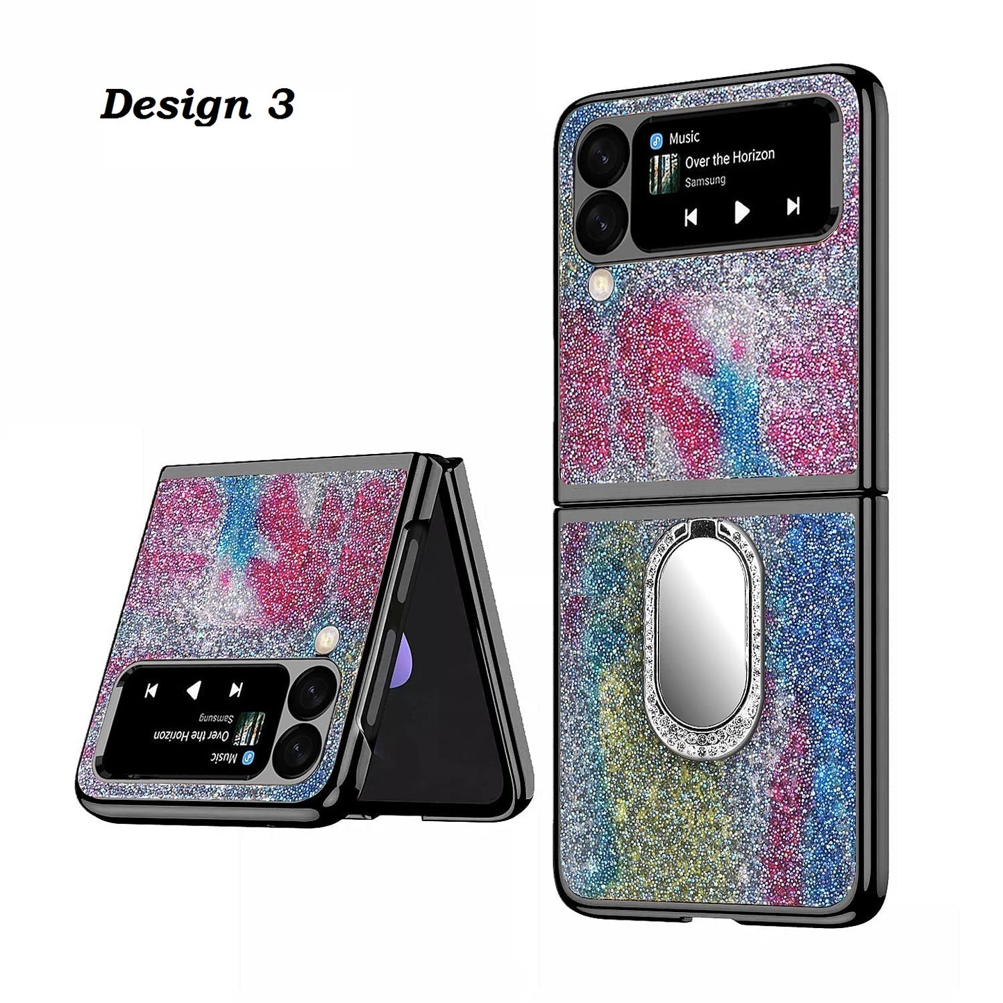 Samsung Galaxy Z Flip 4 Electroplated Jewel Series Bling Case