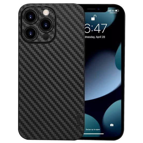 iPhone 15 K-Doo Air Carbon Original Quality Full Coverage Case- Black