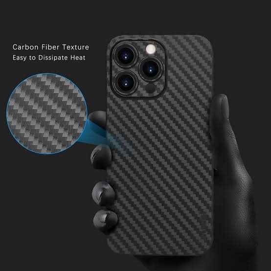 iPhone 15 Pro Max K-Doo Air Carbon Original Quality Full Coverage Case- Black