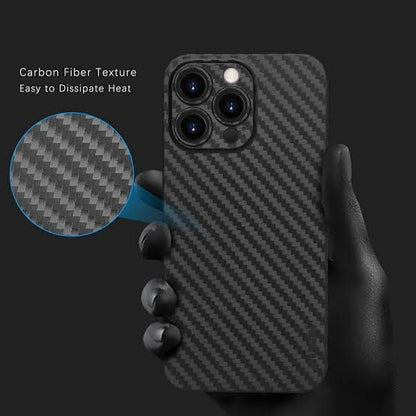 iPhone 15 K-Doo Air Carbon Original Quality Full Coverage Case- Black