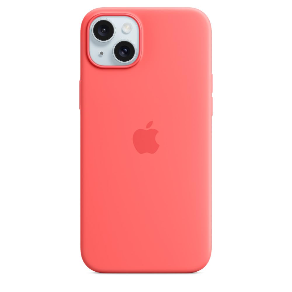 iPhone 15 Original Silicone Magsafe Case With IC Working - Guava