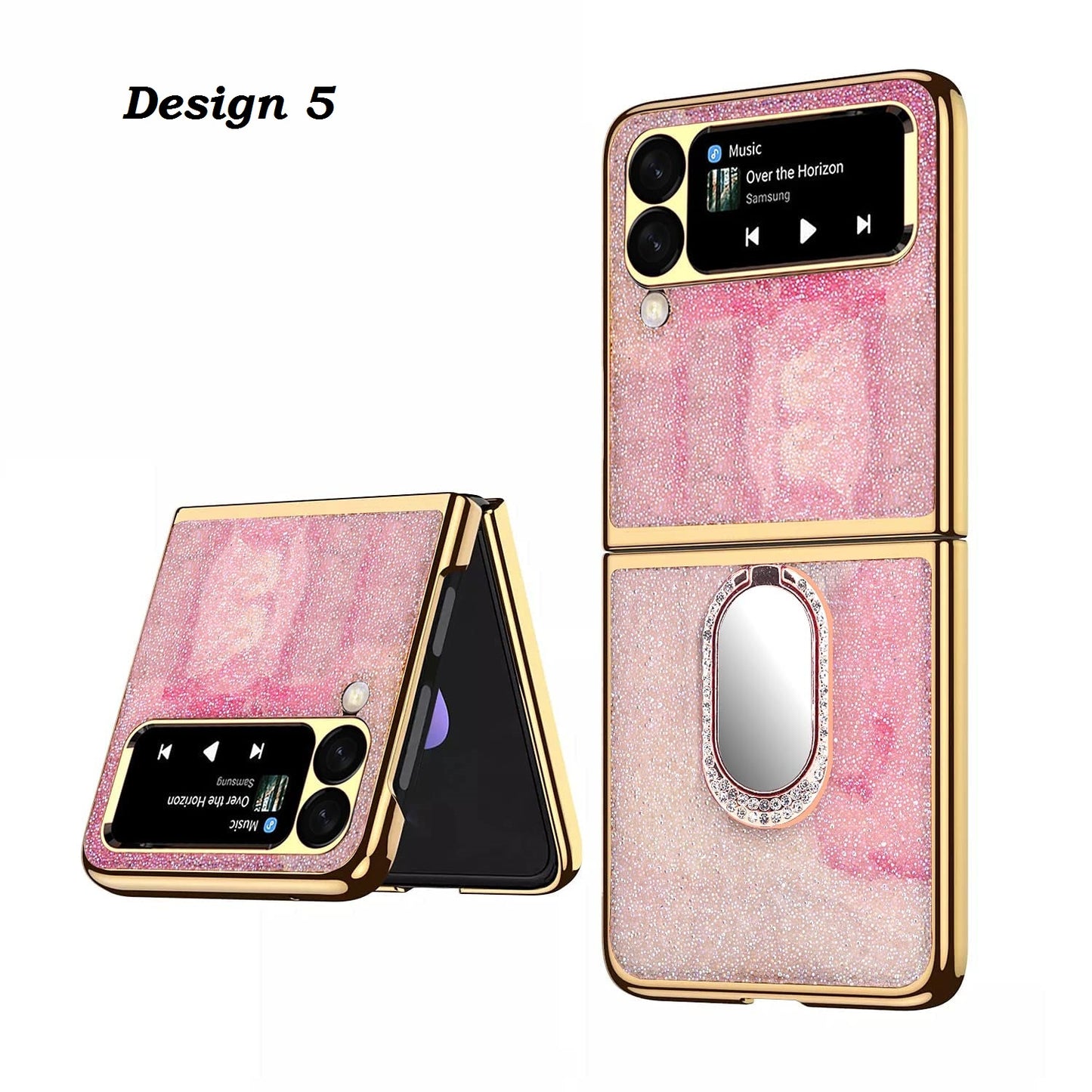 Samsung Galaxy Z Flip 4 Electroplated Jewel Series Bling Case