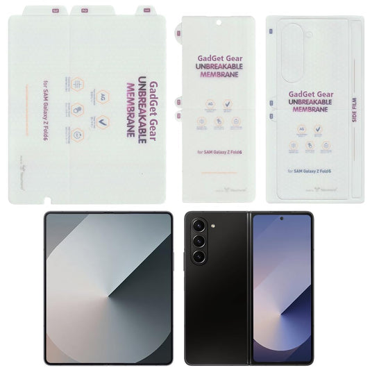 Samsung Galaxy Z Fold 6 Matte 360* (3 Pcs Set) Protection Membrane Screen Guard Edge to Edge  - Clear