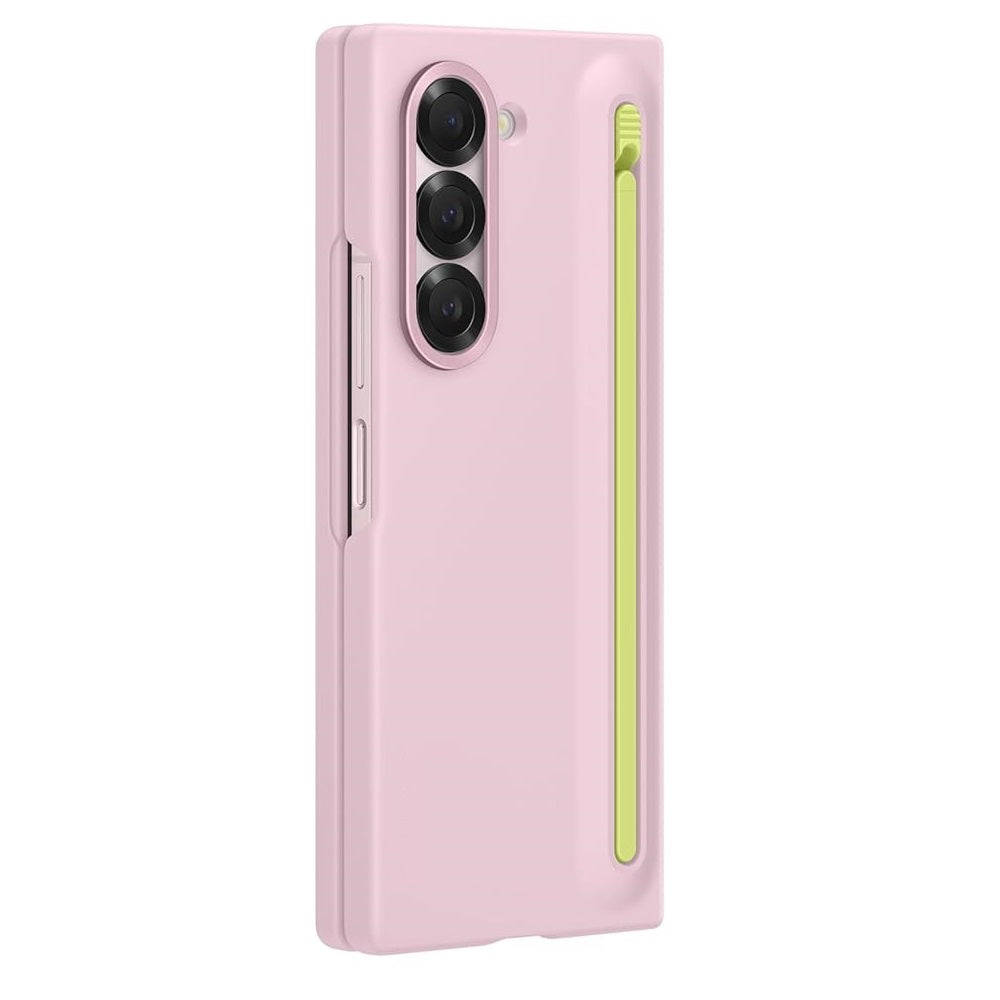 Samsung Galaxy Z Fold 6 Original Liquid Silicon Case with S-Pen - Pink