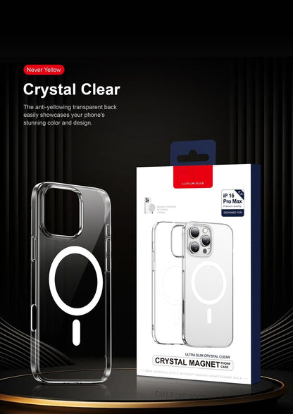 iPhone 16 Pro Max Super Sim Crystal Clear Never Yellowing Premium Quality Hard Case