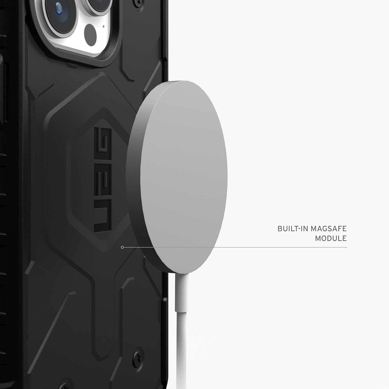 iPhone 15 Pro Max UAG Pathfinder Premium Rugged Shockproof Case With Magsafe-Black