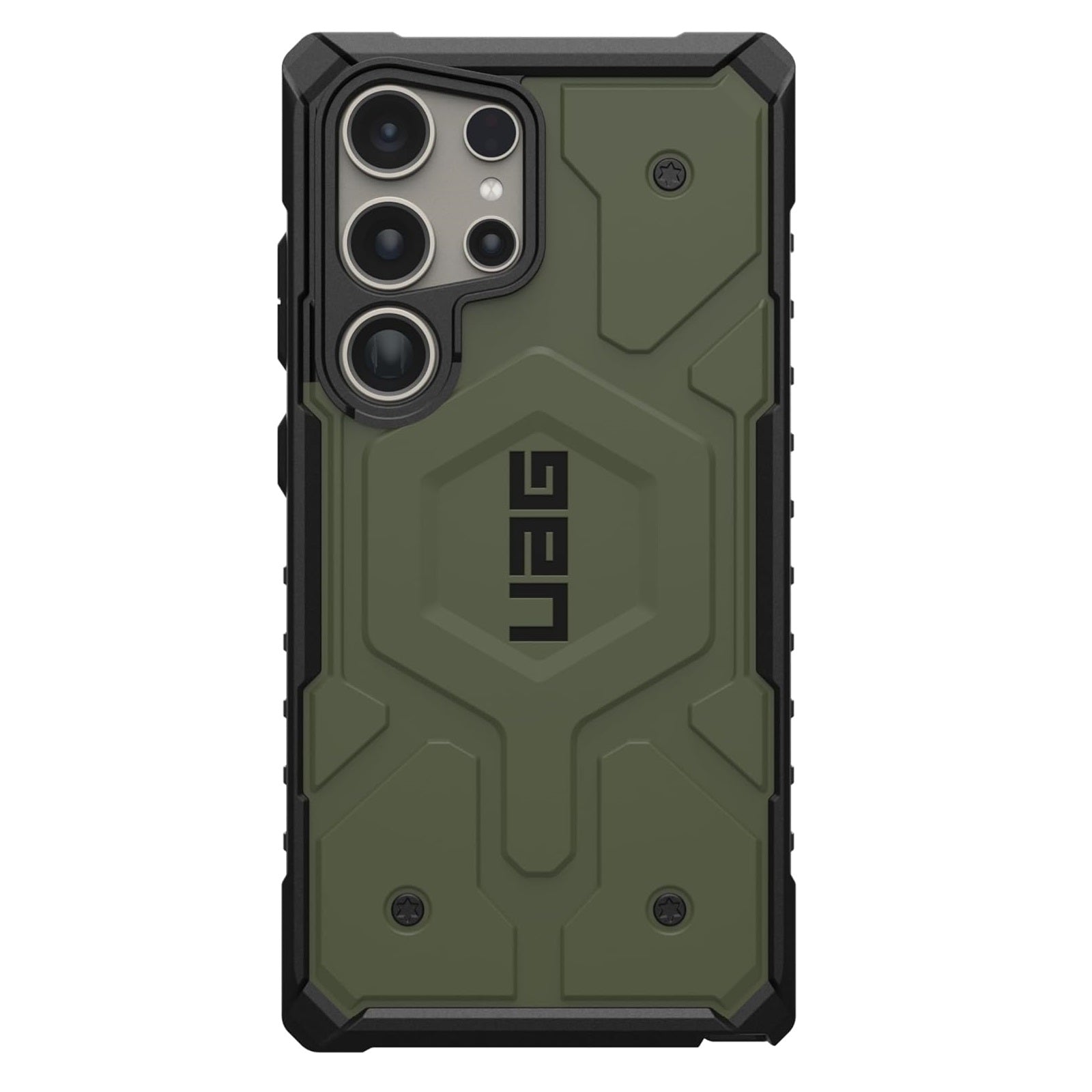 Samsung Galaxy S25 Ultra UAG Case, Pathfinder Clear Rugged Featherlight Shockproof Protective Magsafe Case - Olive Green