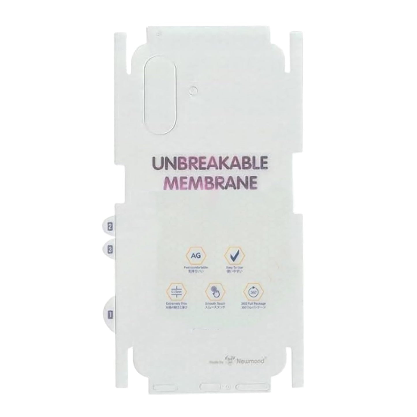 360 Degree Protection Matte Back Screen Guard iPhone 16 Plus