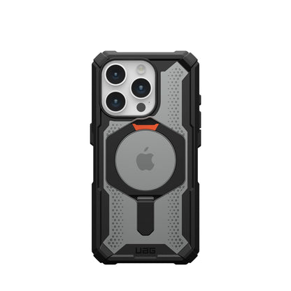 iPhone 15 UAG Plasma XTE Mag-Safe Compatible, Rugged Lightweight Shockproof Metal Ring with Kickstand