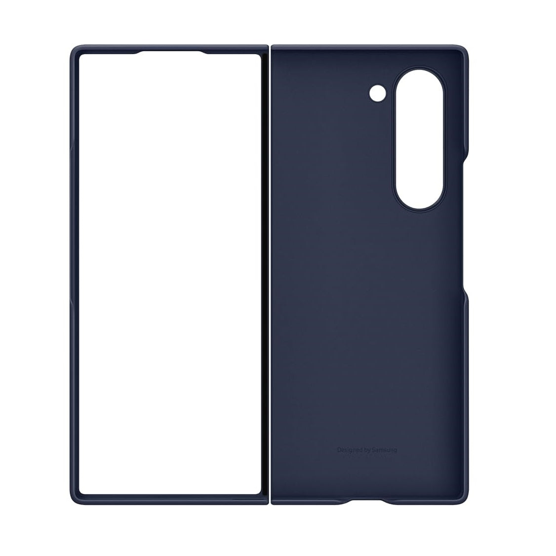 Samsung Galaxy Z Fold 6 Original Liquid Silicon Case with S-Pen - Navy Blue