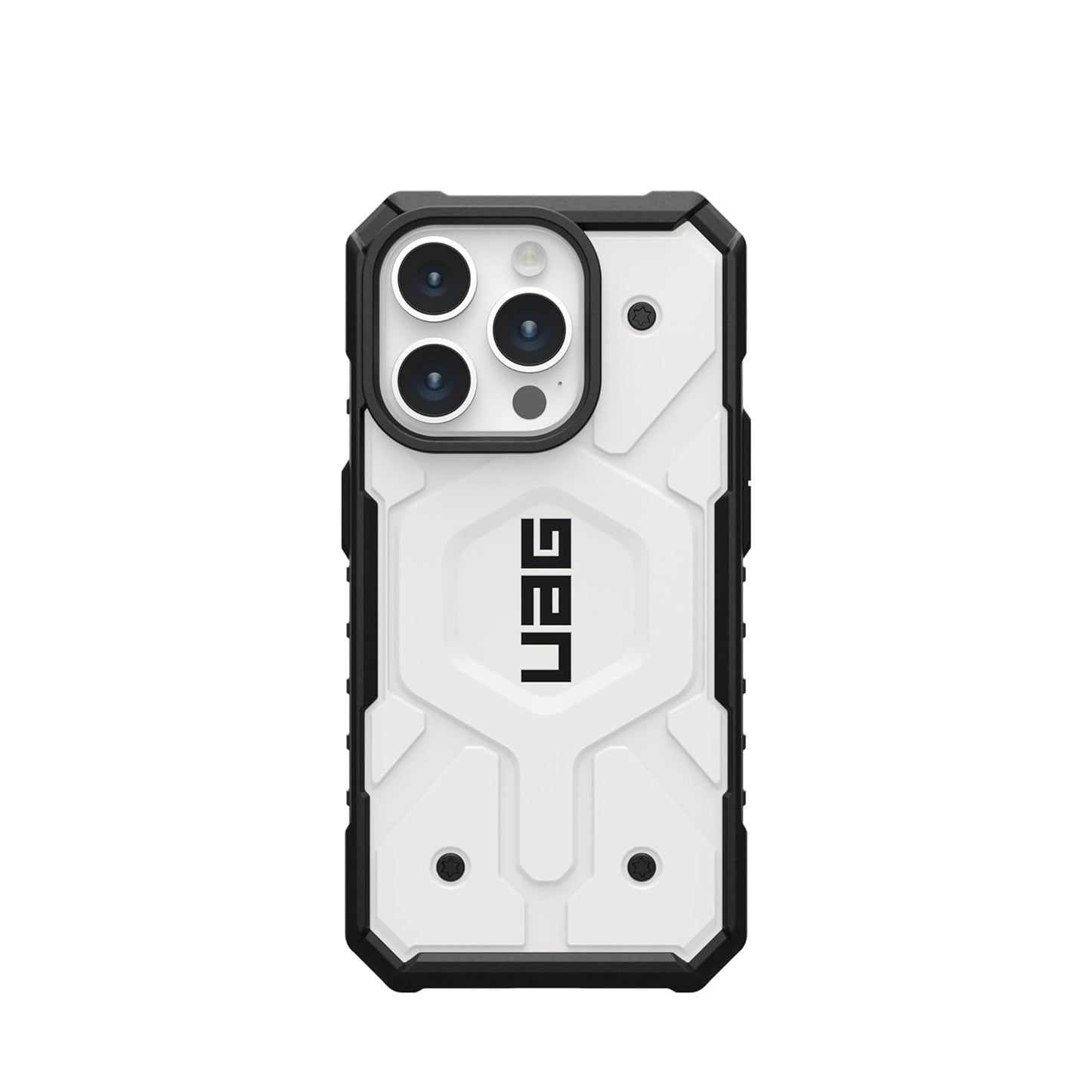 iPhone 15 Pro Max UAG Pathfinder Premium Rugged Shockproof Case With Magsafe-White