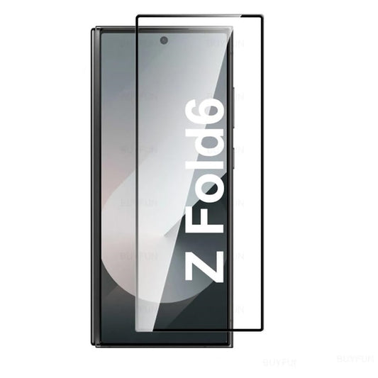 Samsung Galaxy Z Fold 6 Premium Tempered Glass with 9H Hardness Edges To Edge Protection
