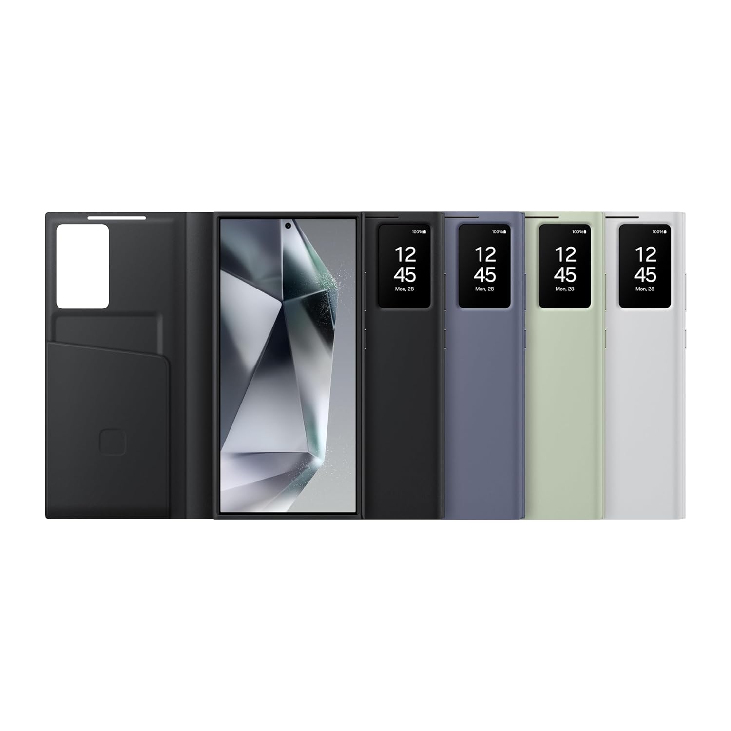 Flip Cover Samsung Led Wallet Cover For Galaxy S21 Smart Phone