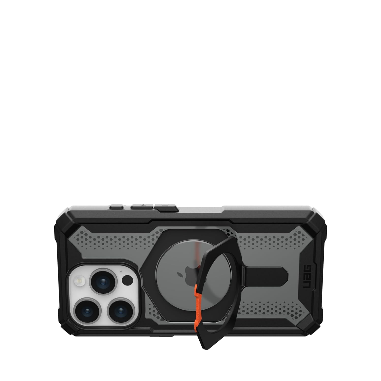 iPhone 15 UAG Plasma XTE Mag-Safe Compatible, Rugged Lightweight Shockproof Metal Ring with Kickstand
