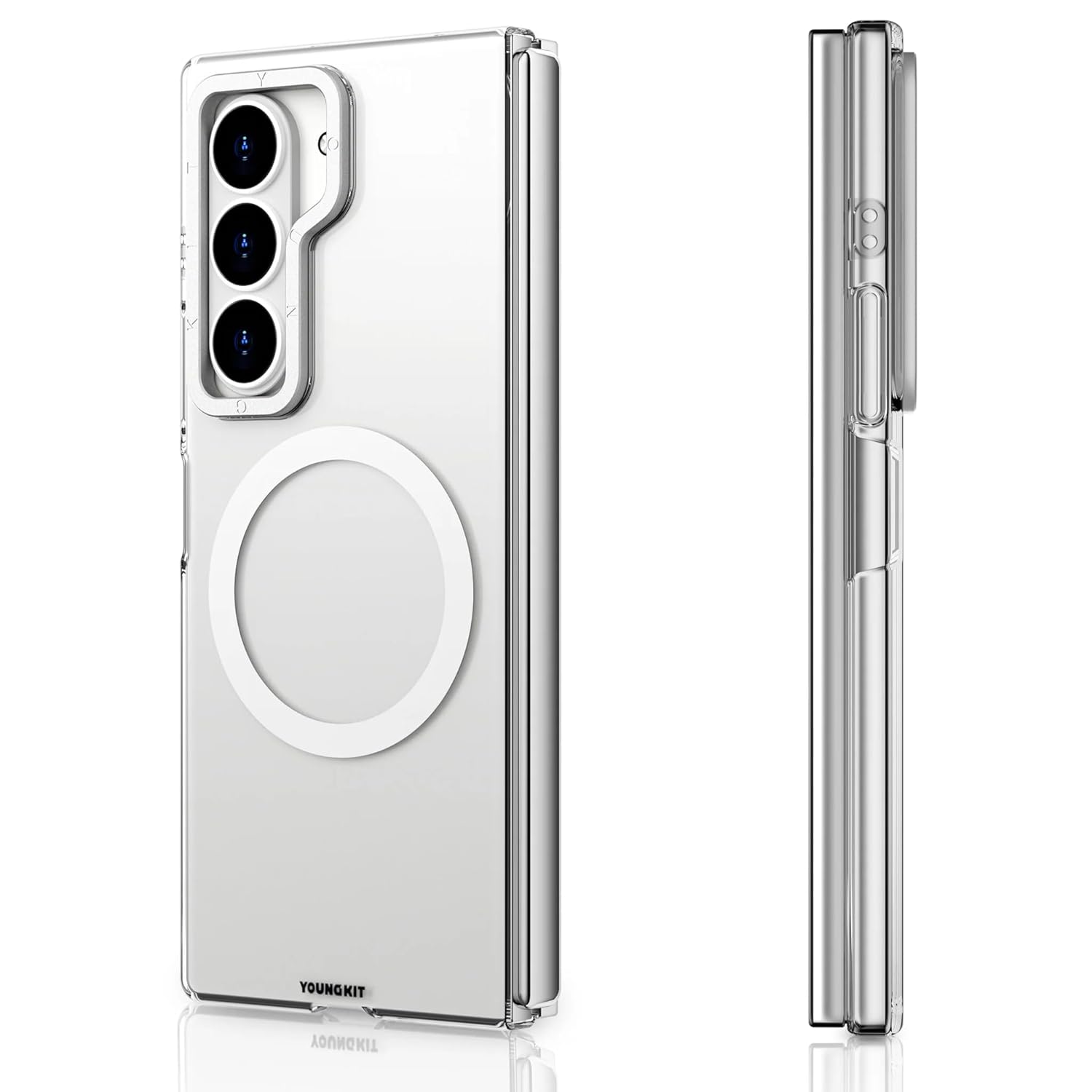 Samsung Galaxy Z Fold 6 Youngkit Case, Sand Series Non-Yellowing with Magsafe 
